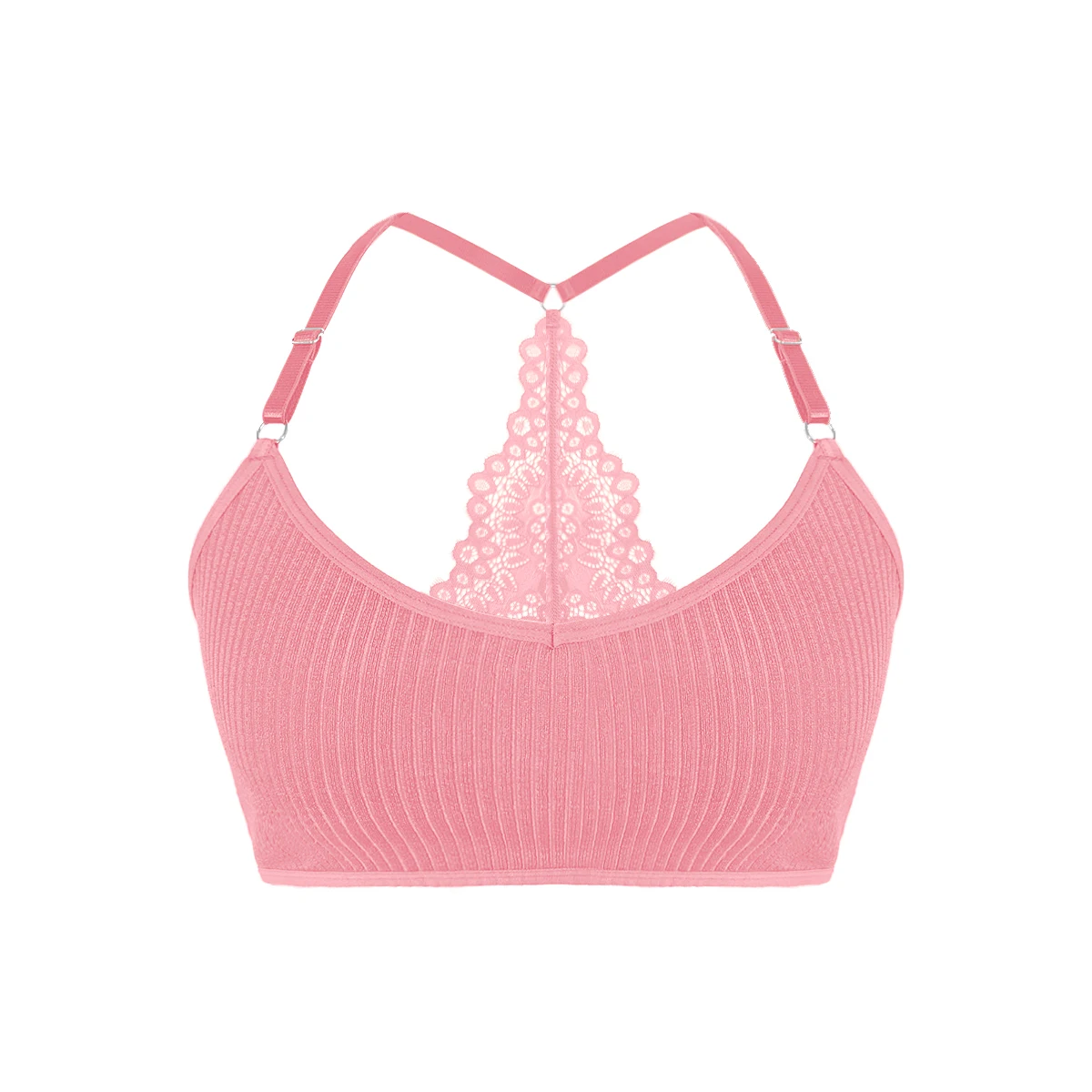 Sexy Women Underwear Backless Ribbed Bras Female Brassiere Breathable Camisole New Fashion Lingerie Solid Wireless Ladies Bras - Image 7