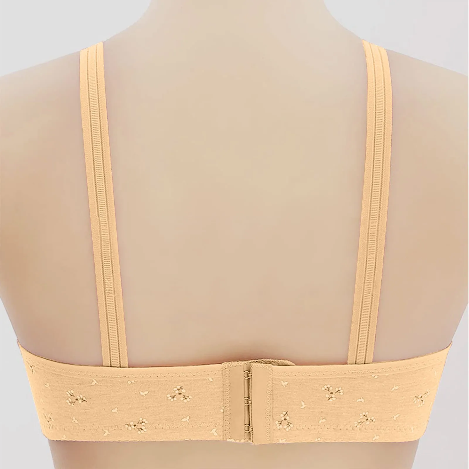 Women'S Underwear Traditional Style Thin Cup No Wire Sexy Printed Pure Cotton Soft Cotton Bra Close-Fitting Loose Accessories - Image 4