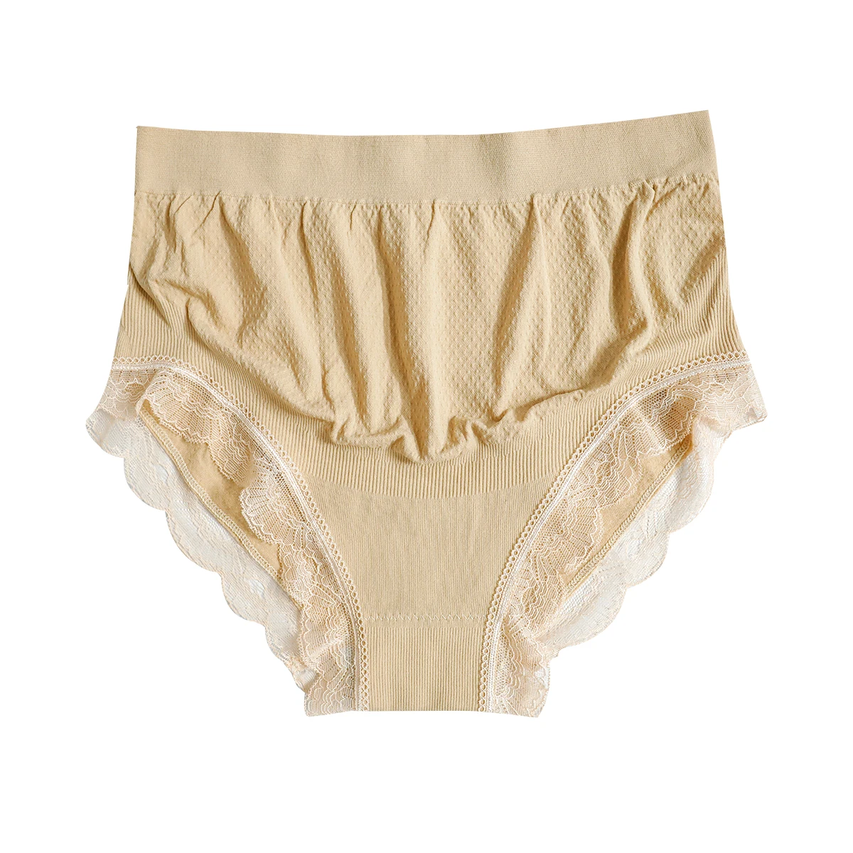Women'S Pregnant High Waisted Underwear Seamless And Fully Covered, Breathable And Comfortable Lace Border Underpants - Image 7