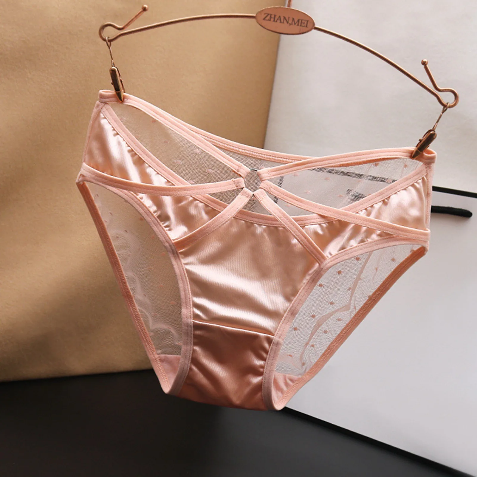 Women Underwears Sexy Hot Lace Panties For Women Transparent Low Waisted Hollowed Out Pure Desire Ropa Interior De Mujer - Image 8