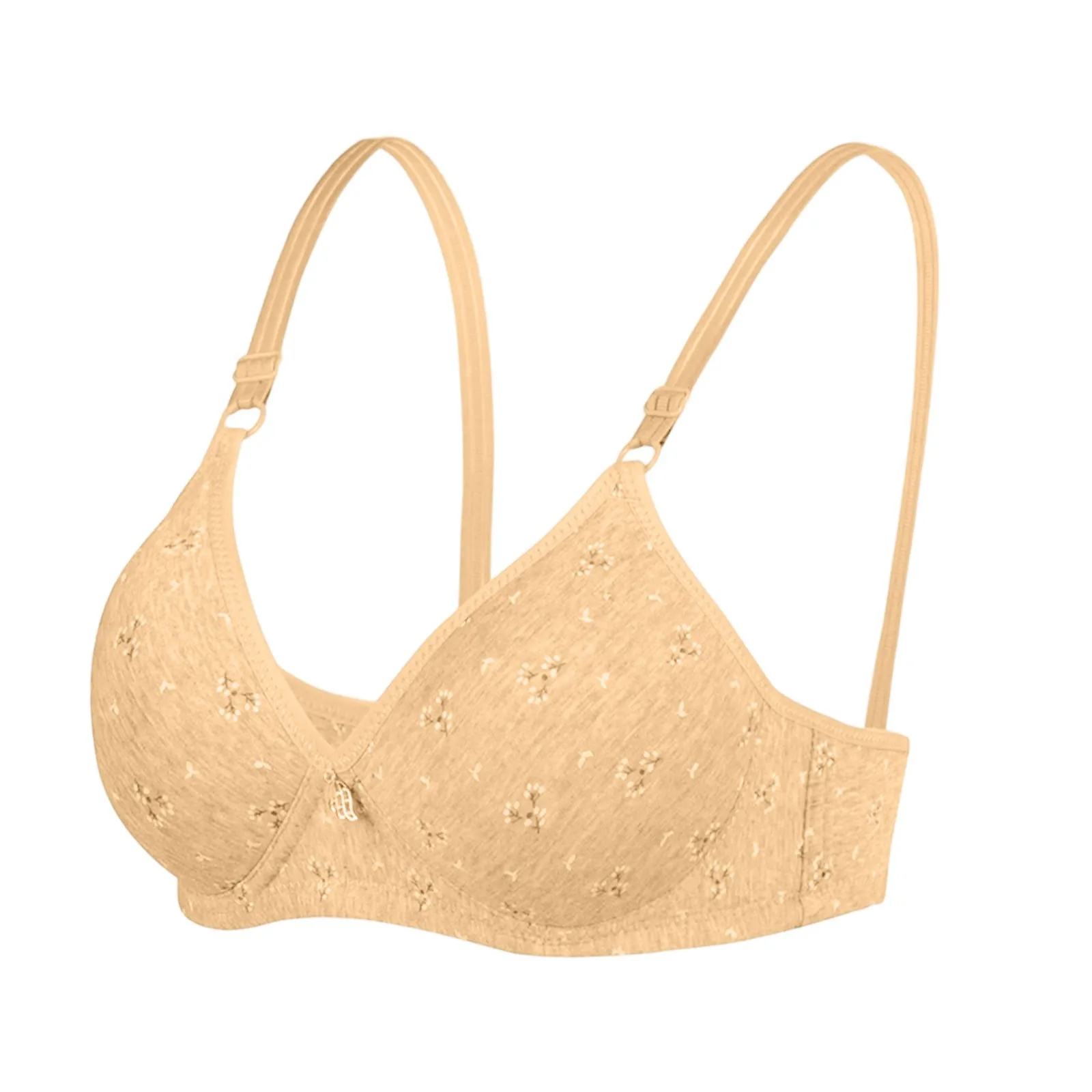 Women'S Underwear Traditional Style Thin Cup No Wire Sexy Printed Pure Cotton Soft Cotton Bra Close-Fitting Loose Accessories - Image 9