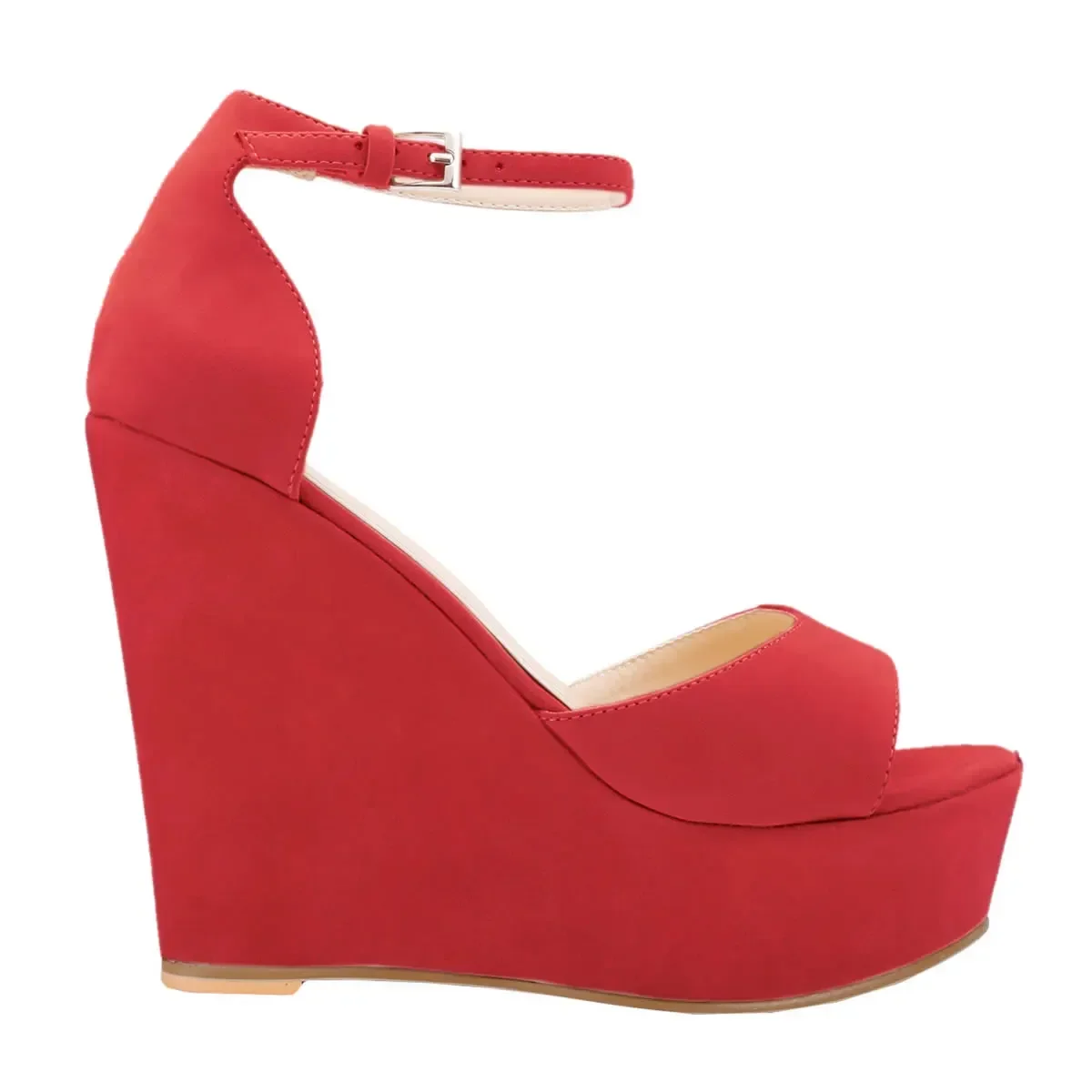 Women Summer Shoes 2025 Sexy Open Toe Ankle Strap Platform High Heels Wedge Sandals Party Wedding Dress Ladies Shoes 195-11VE - Image 15