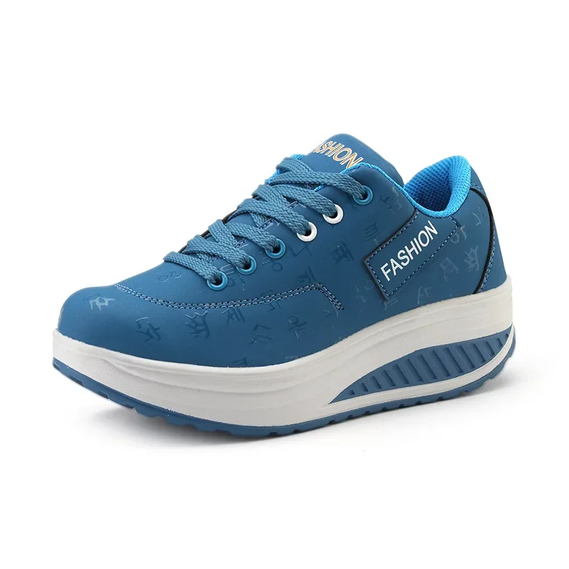 Women's Shoes Outdoor Casual Shoes Autumn Fashion Platform Vulcanized Shoes Flat Sole Walking Shoe Plus Size Lace-up Sneakers - Image 7
