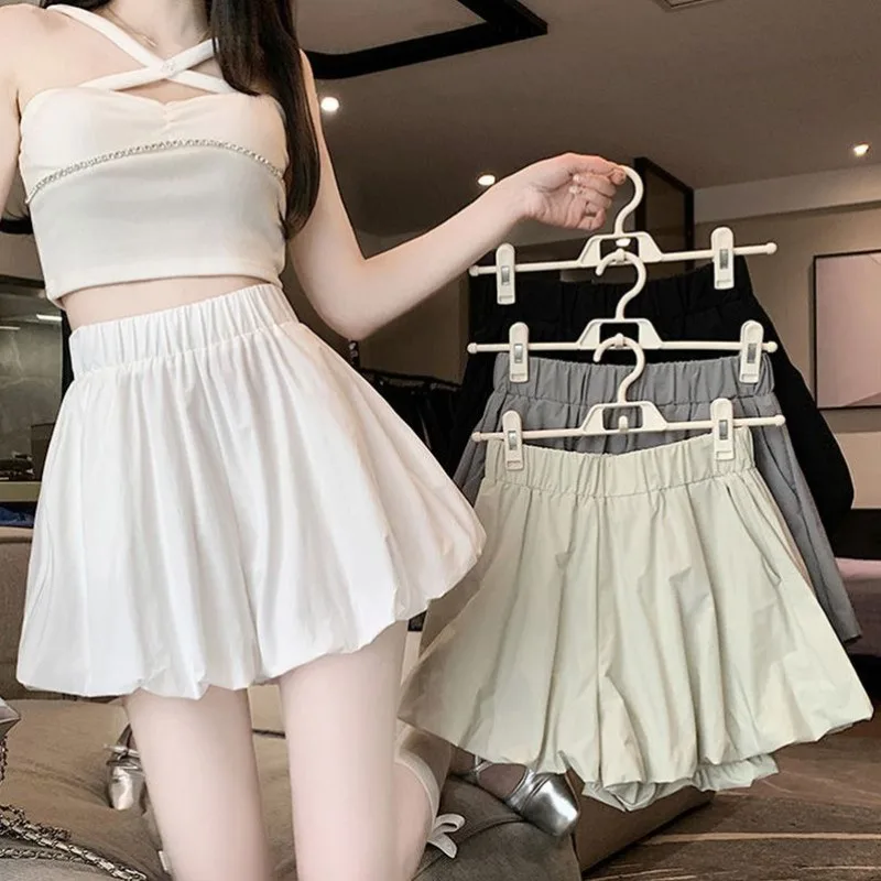 Shorts for Women Cute Beach Bloomer Kawaii White Short Pants Woman Youthful To Wear Aesthetic Harajuku Fashion Outdoor Low Price - Image 6