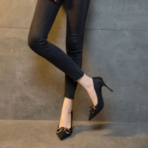 Women's Shoes High Heels Ladies Pumps Casual On Heeled Non Slip Chic And Elegant Hot Trendy Low Price Wholesale Lastest