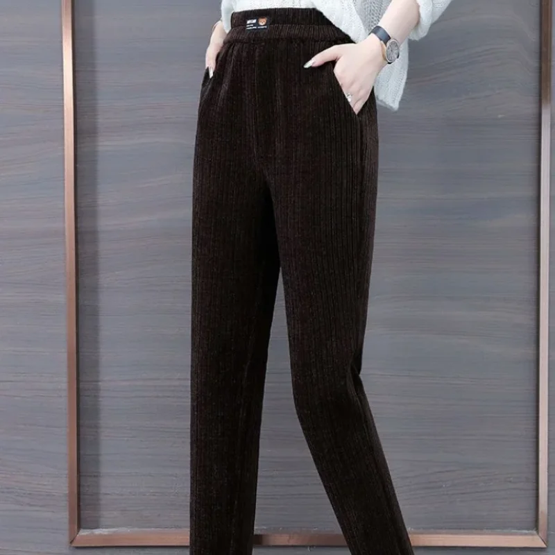 Slacks Female Trousers Korean Fashion Women's Pants Straight Leg Harajuku High Quality G Xxl Casual One Size Outfits Autumn 90s - Image 5