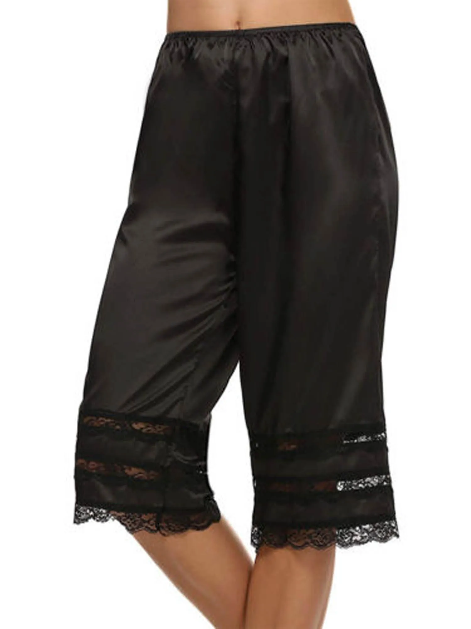 Women’s Sleep Bottoms Lace Loose High Elastic Waist Nightwear Pants Comfortable Sleepwear Loungewear Pajama Pants
