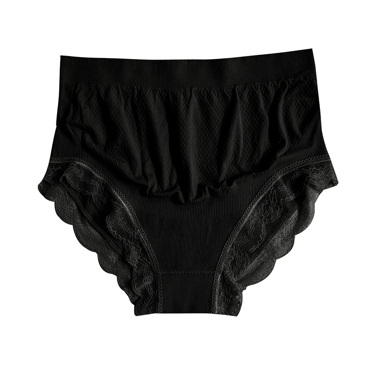 Women'S Pregnant High Waisted Underwear Seamless And Fully Covered, Breathable And Comfortable Lace Border Underpants - Image 8