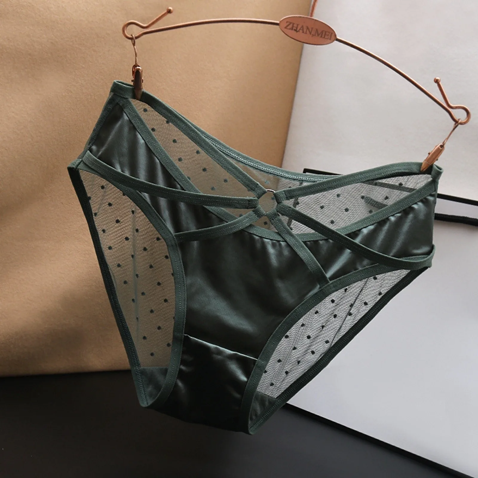 Women Underwears Sexy Hot Lace Panties For Women Transparent Low Waisted Hollowed Out Pure Desire Ropa Interior De Mujer - Image 7