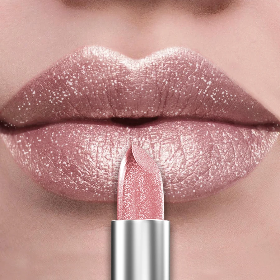 21Colors Bold & Intense Glitter Shiny Metallic Lipstick Pearlescent Lip Tint,Long Lasting Lip Senior Matte Lip Makeup Gifts for - Image 18