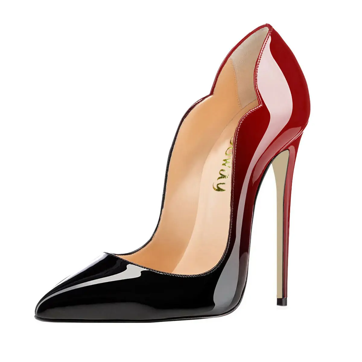 Fashion Women's Shoes Pointed Toe High Heels Pumps Curve Stilettos Ladies Female Wedding Party Dress Shoes Luxury Customized - Image 8