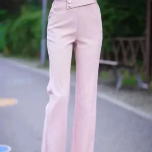 Slacks Female Trousers Solid Long Women's Pants Korean Fashion High Quality Harajuku Comfortable Stretch New In Aesthetic Xxl G