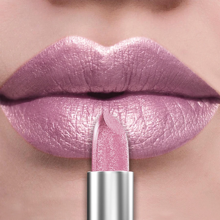 21Colors Bold & Intense Glitter Shiny Metallic Lipstick Pearlescent Lip Tint,Long Lasting Lip Senior Matte Lip Makeup Gifts for - Image 13