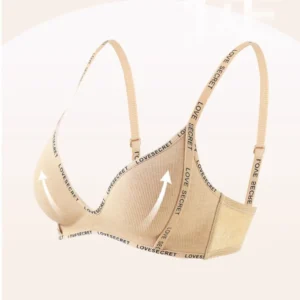 Comfortable Underwear Bar for Women Without Steel Rings Simple Push-up Shoulder Straps Top Up Bra Women's Underwire