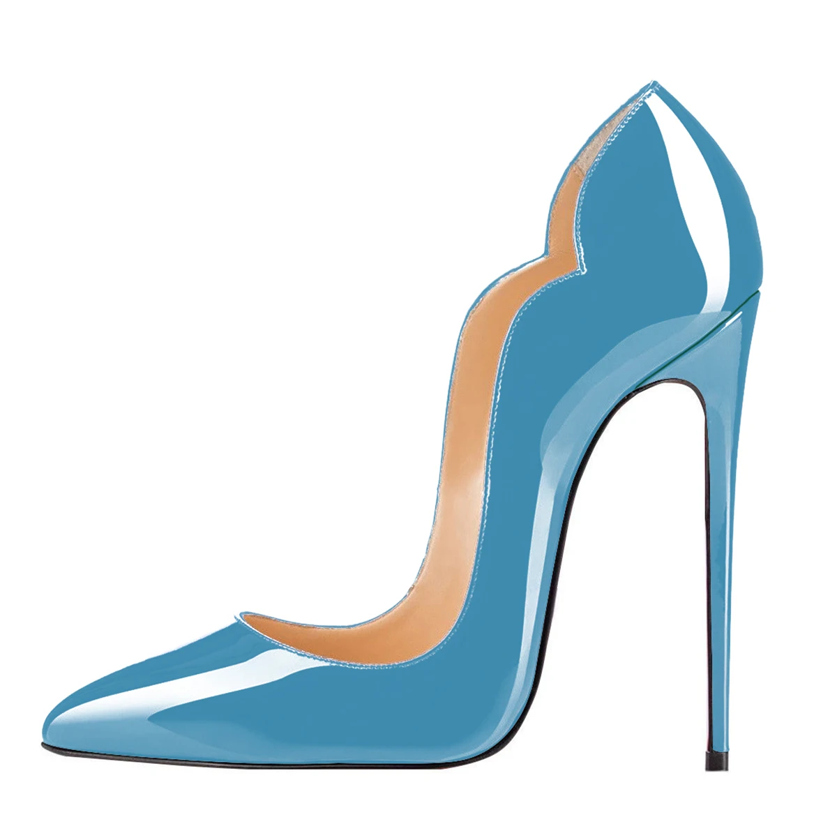 Fashion Women's Shoes Pointed Toe High Heels Pumps Curve Stilettos Ladies Female Wedding Party Dress Shoes Luxury Customized - Image 3