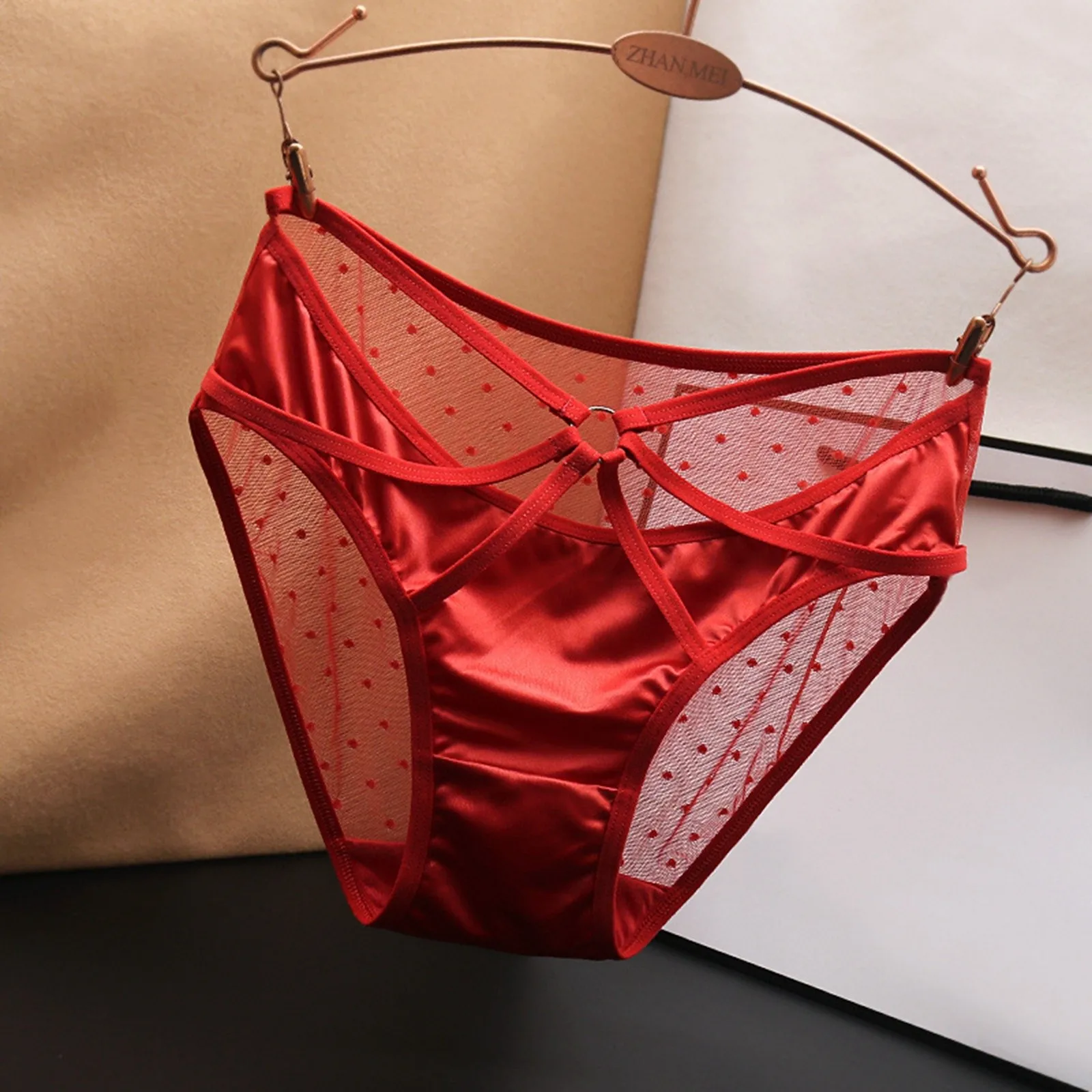 Women Underwears Sexy Hot Lace Panties For Women Transparent Low Waisted Hollowed Out Pure Desire Ropa Interior De Mujer - Image 9
