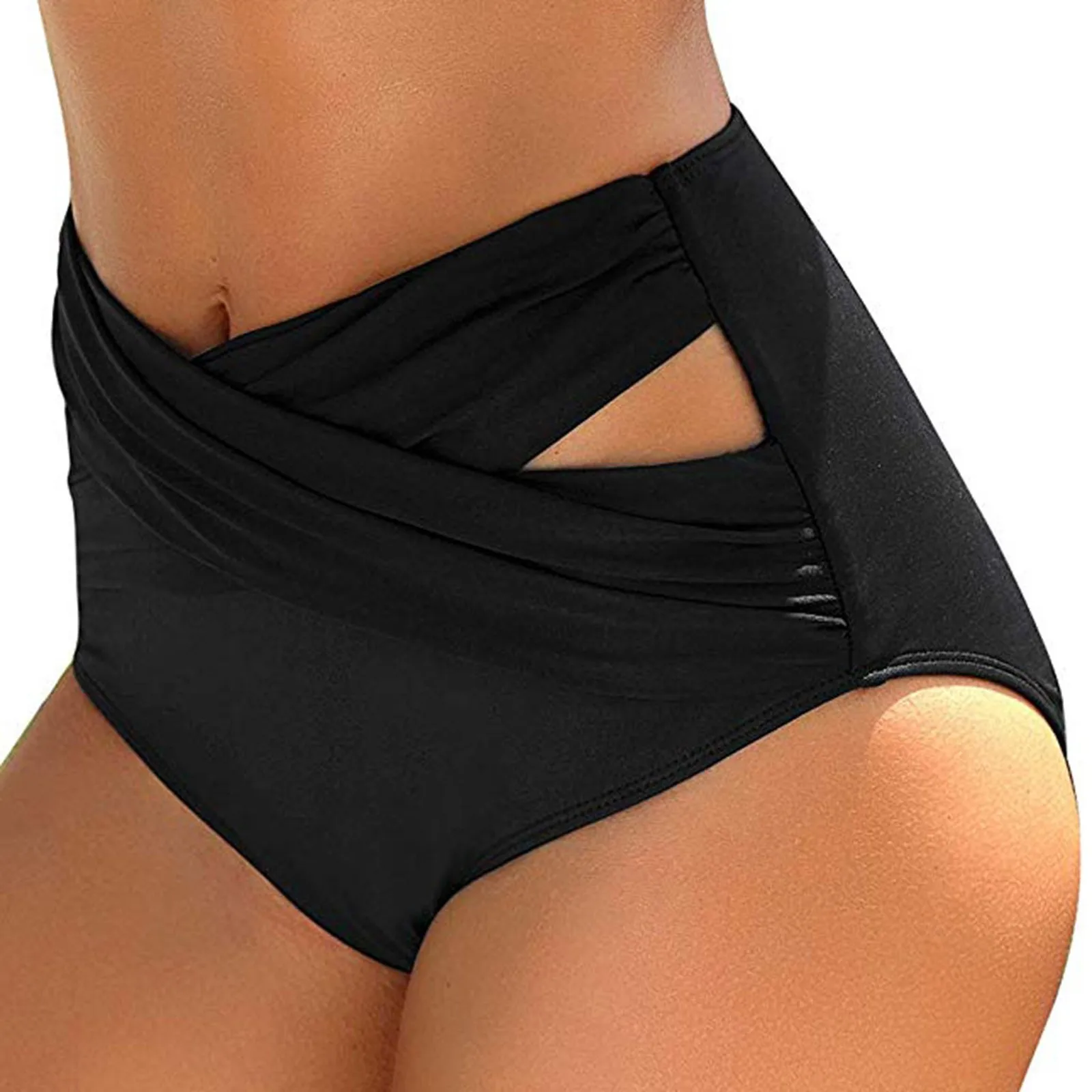 Sexy Bikini Bottoms For Women Hollow Out Swimwear Bottom High Waist Swim Shorts Beachwear Summer Ladies Bikini Panties 2024 - Image 2