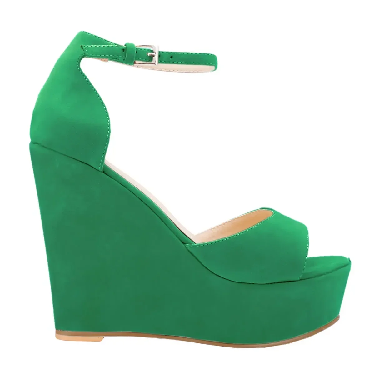 Women Summer Shoes 2025 Sexy Open Toe Ankle Strap Platform High Heels Wedge Sandals Party Wedding Dress Ladies Shoes 195-11VE - Image 16