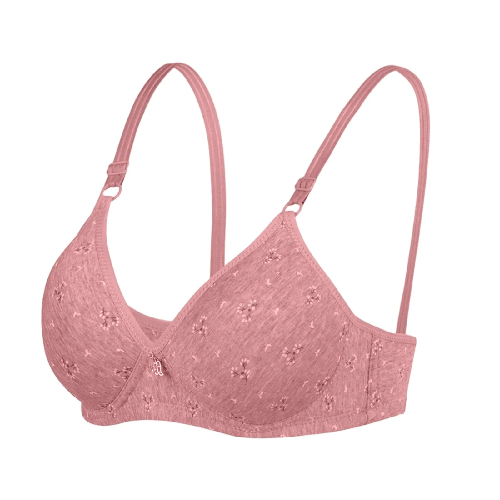 Women'S Underwear Traditional Style Thin Cup No Wire Sexy Printed Pure Cotton Soft Cotton Bra Close-Fitting Loose Accessories - Image 7