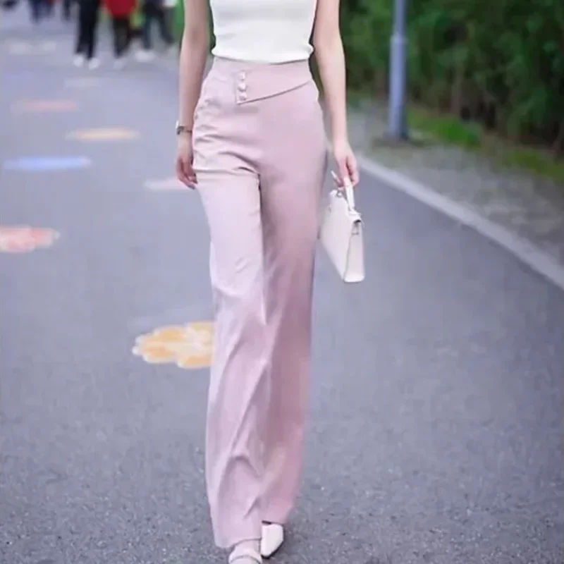 Slacks Female Trousers Solid Long Women's Pants Korean Fashion High Quality Harajuku Comfortable Stretch New In Aesthetic Xxl G - Image 3