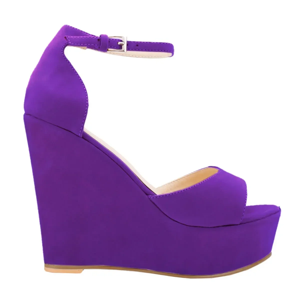 Women Summer Shoes 2025 Sexy Open Toe Ankle Strap Platform High Heels Wedge Sandals Party Wedding Dress Ladies Shoes 195-11VE - Image 17