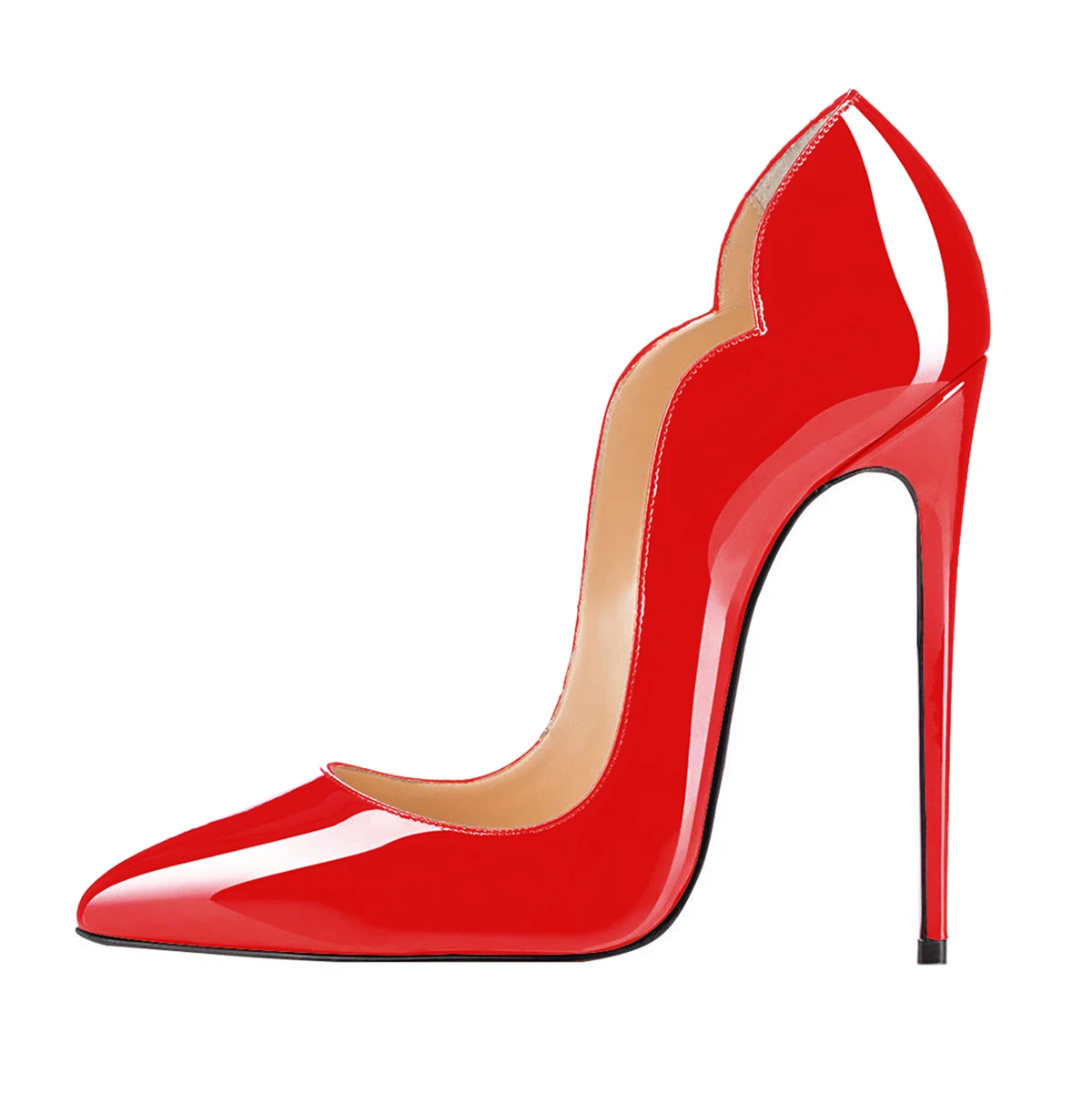 Fashion Women's Shoes Pointed Toe High Heels Pumps Curve Stilettos Ladies Female Wedding Party Dress Shoes Luxury Customized - Image 5