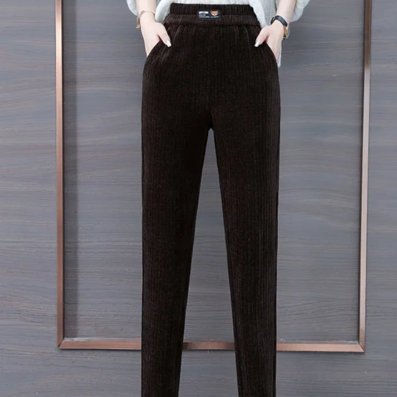 Slacks Female Trousers Korean Fashion Women's Pants Straight Leg Harajuku High Quality G Xxl Casual One Size Outfits Autumn 90s - Image 4