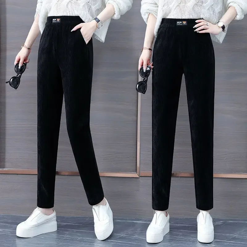 Slacks Female Trousers Korean Fashion Women's Pants Straight Leg Harajuku High Quality G Xxl Casual One Size Outfits Autumn 90s - Image 8