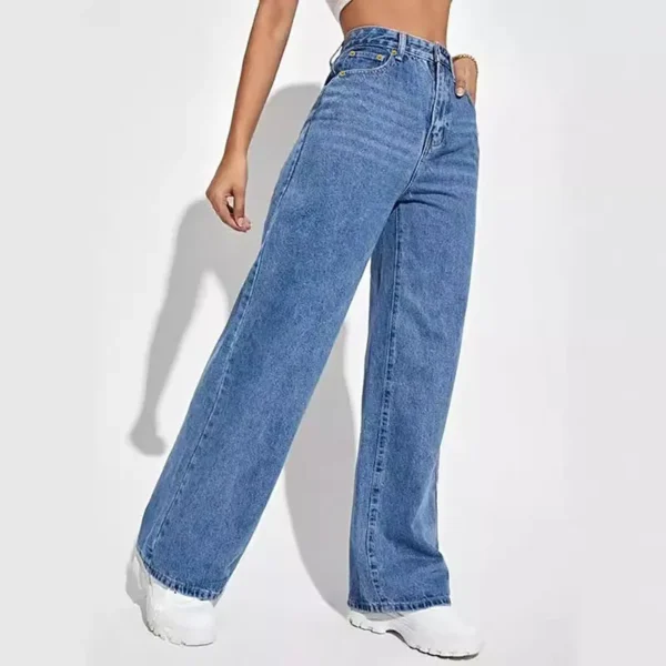 Women Jeans 2025 New Women Wear European And American Loose Denim Wide Leg Pants Slim High Waist All-Match Jeans For Women H300 - Image 5