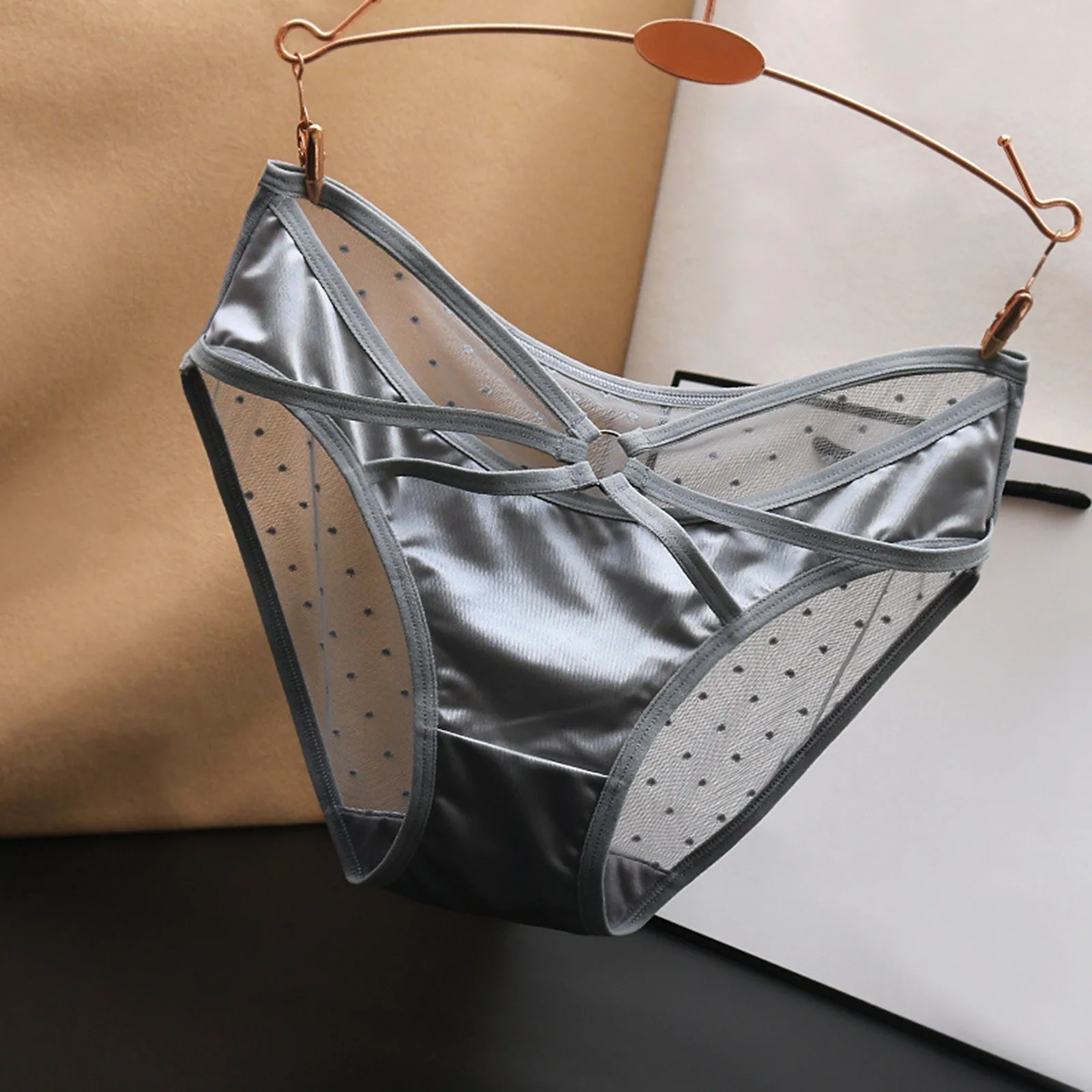 Women Underwears Sexy Hot Lace Panties For Women Transparent Low Waisted Hollowed Out Pure Desire Ropa Interior De Mujer - Image 2