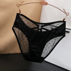 Women Underwears Sexy Hot Lace Panties For Women Transparent Low Waisted Hollowed Out Pure Desire Ropa Interior De Mujer