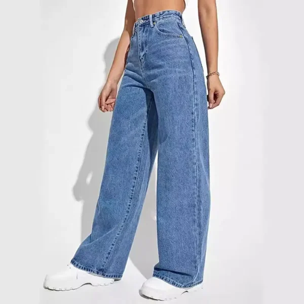 Women Jeans 2025 New Women Wear European And American Loose Denim Wide Leg Pants Slim High Waist All-Match Jeans For Women H300 - Image 6