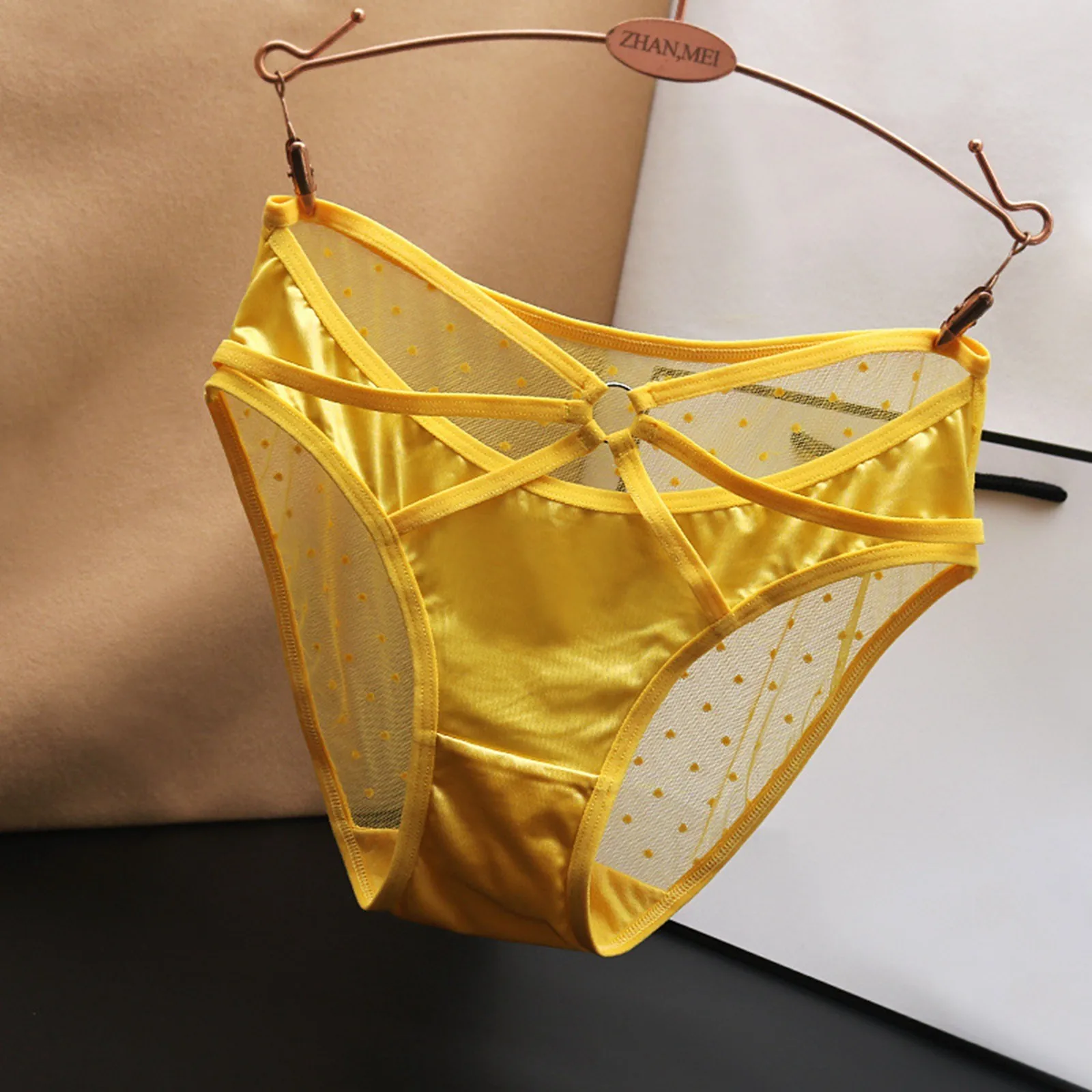 Women Underwears Sexy Hot Lace Panties For Women Transparent Low Waisted Hollowed Out Pure Desire Ropa Interior De Mujer - Image 4