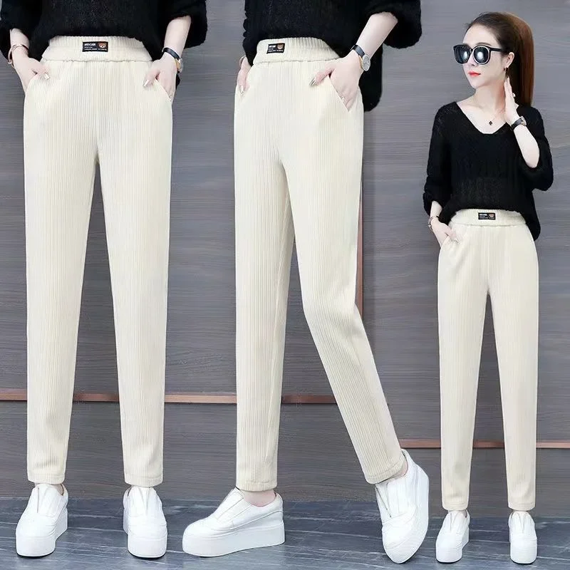 Slacks Female Trousers Korean Fashion Women's Pants Straight Leg Harajuku High Quality G Xxl Casual One Size Outfits Autumn 90s - Image 7