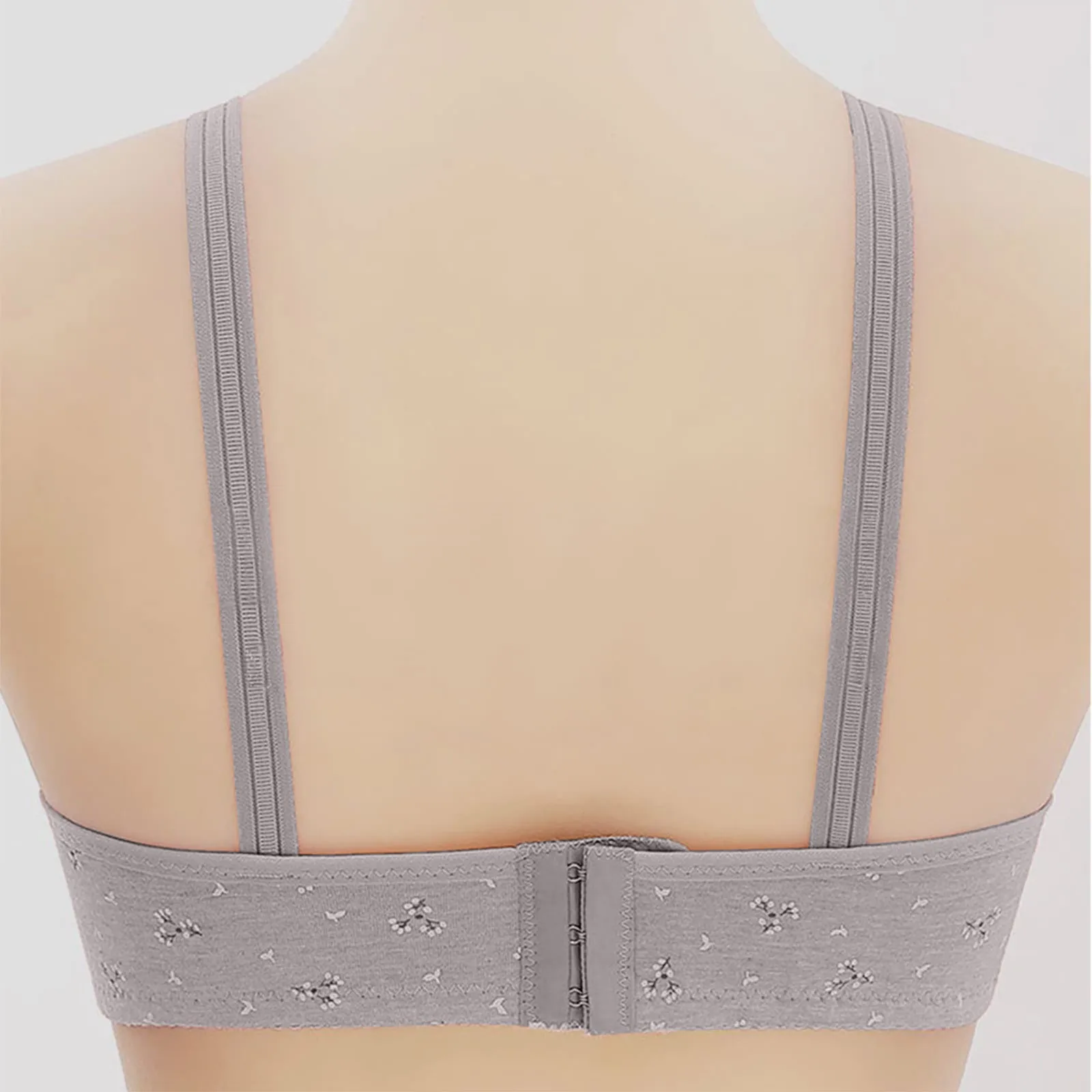 Women'S Underwear Traditional Style Thin Cup No Wire Sexy Printed Pure Cotton Soft Cotton Bra Close-Fitting Loose Accessories - Image 5
