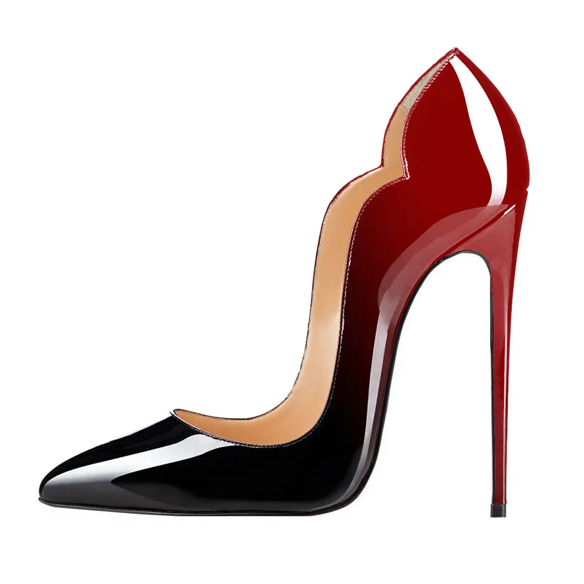 Fashion Women's Shoes Pointed Toe High Heels Pumps Curve Stilettos Ladies Female Wedding Party Dress Shoes Luxury Customized - Image 2