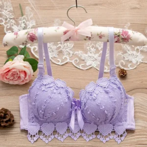 ropa interior femenina Women's Non-Underwire sexy Bra for women black/white underwear girls lingeries lace beautiful active bra