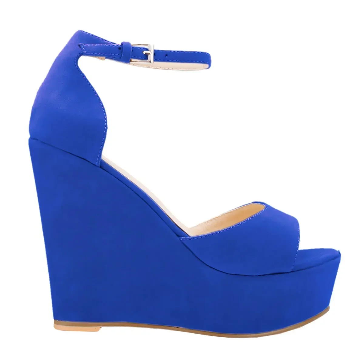 Women Summer Shoes 2025 Sexy Open Toe Ankle Strap Platform High Heels Wedge Sandals Party Wedding Dress Ladies Shoes 195-11VE - Image 9