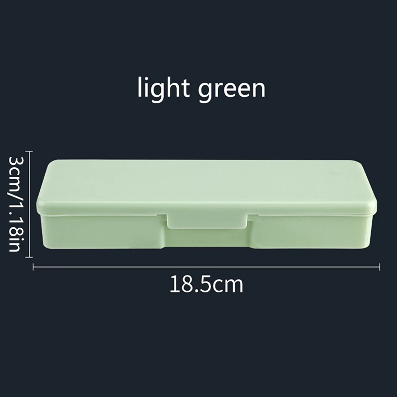 Nail Art Storage Box Nail Accessories Organizer Cuboid Plastic Container Packaging Case for Nail Brush File Manicure Tools - Image 7