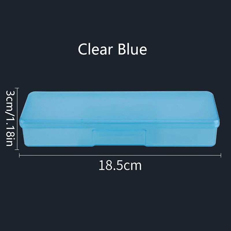 Nail Art Storage Box Nail Accessories Organizer Cuboid Plastic Container Packaging Case for Nail Brush File Manicure Tools - Image 9