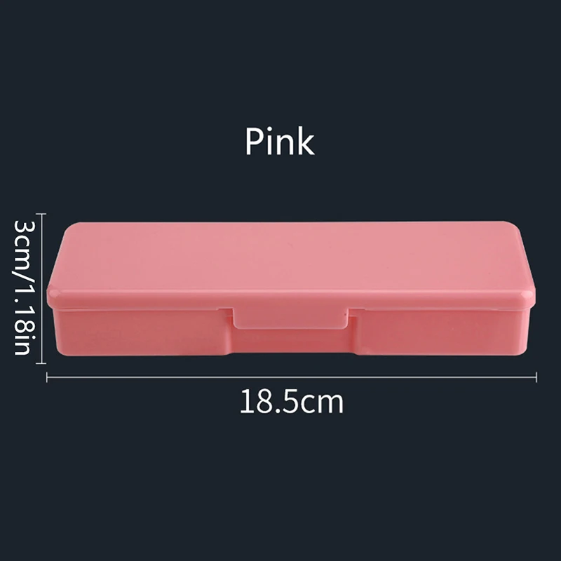 Nail Art Storage Box Nail Accessories Organizer Cuboid Plastic Container Packaging Case for Nail Brush File Manicure Tools - Image 10